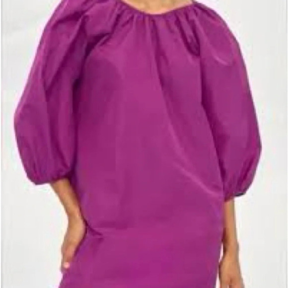 Wilfred| Aritzia| ‘Cava’ Taffeta Trapeze Dress Black Size 2XS - Picture 9 of 11